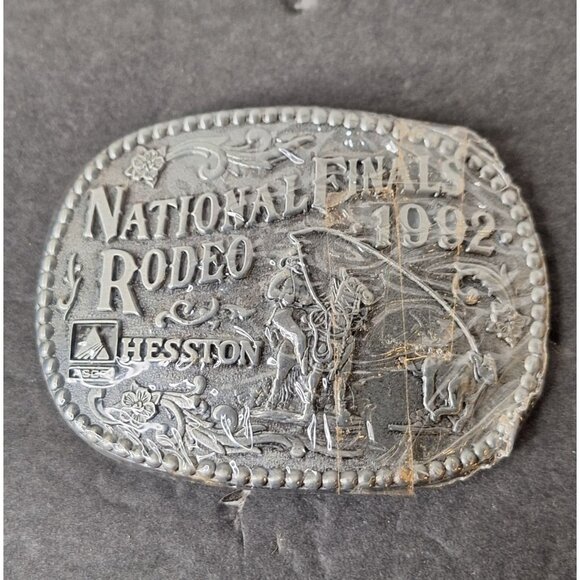 Hesston Other - 1992 HESSTON National Finals  Rodeo Belt Buckle NOS NEW
